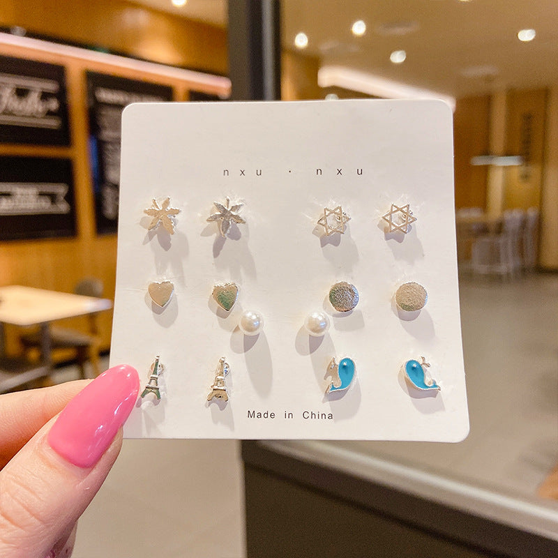 Women's Alloy Pearl Light Luxury High-grade Sense Niche Earrings