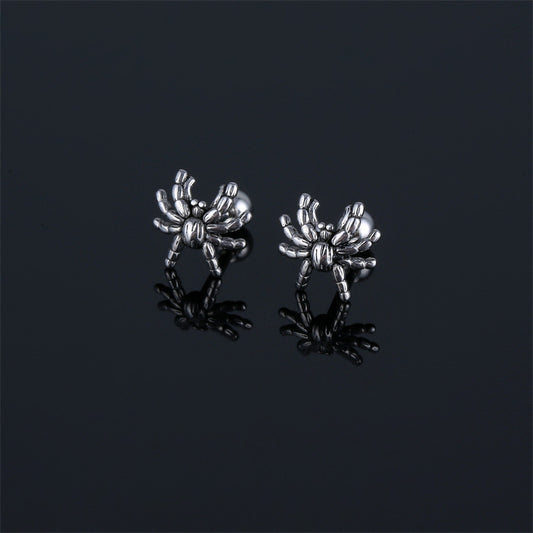 Women's & Men's Steel Casting Niche Dark Spider Personality Trendy Rings