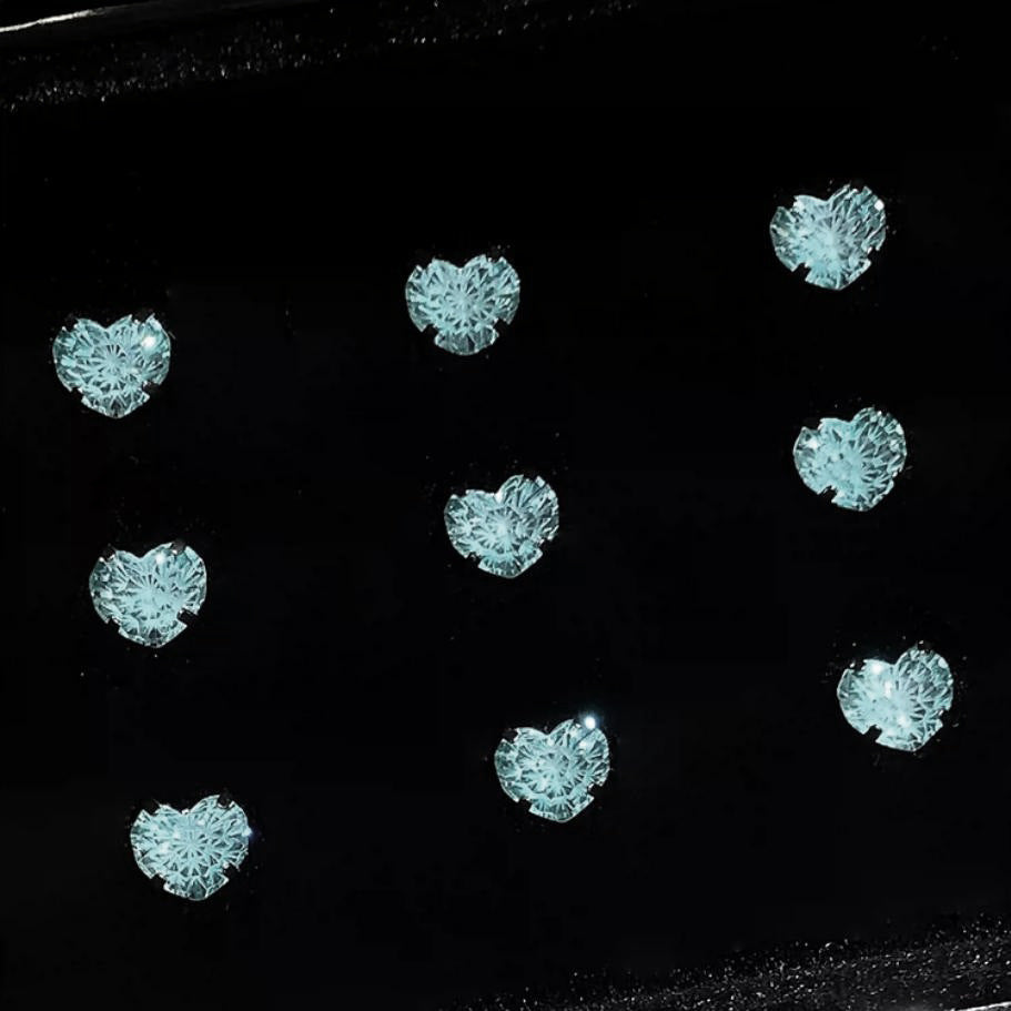 Fireworks Cut Zircon Ear Delicate Eardrops Bone Nail Pin Medical Stud Earrings