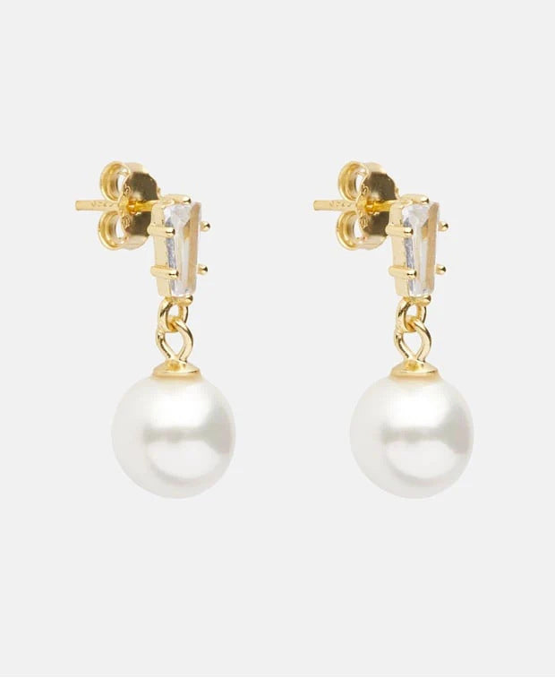 Women's Style Sier Pearl Light Luxury High-grade Stud Earrings
