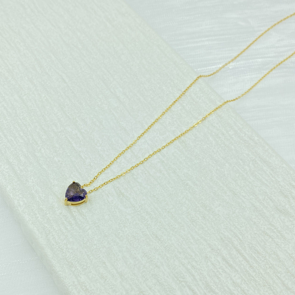 Diamond Love Twee Constellations Titanium Steel Material Does Necklace