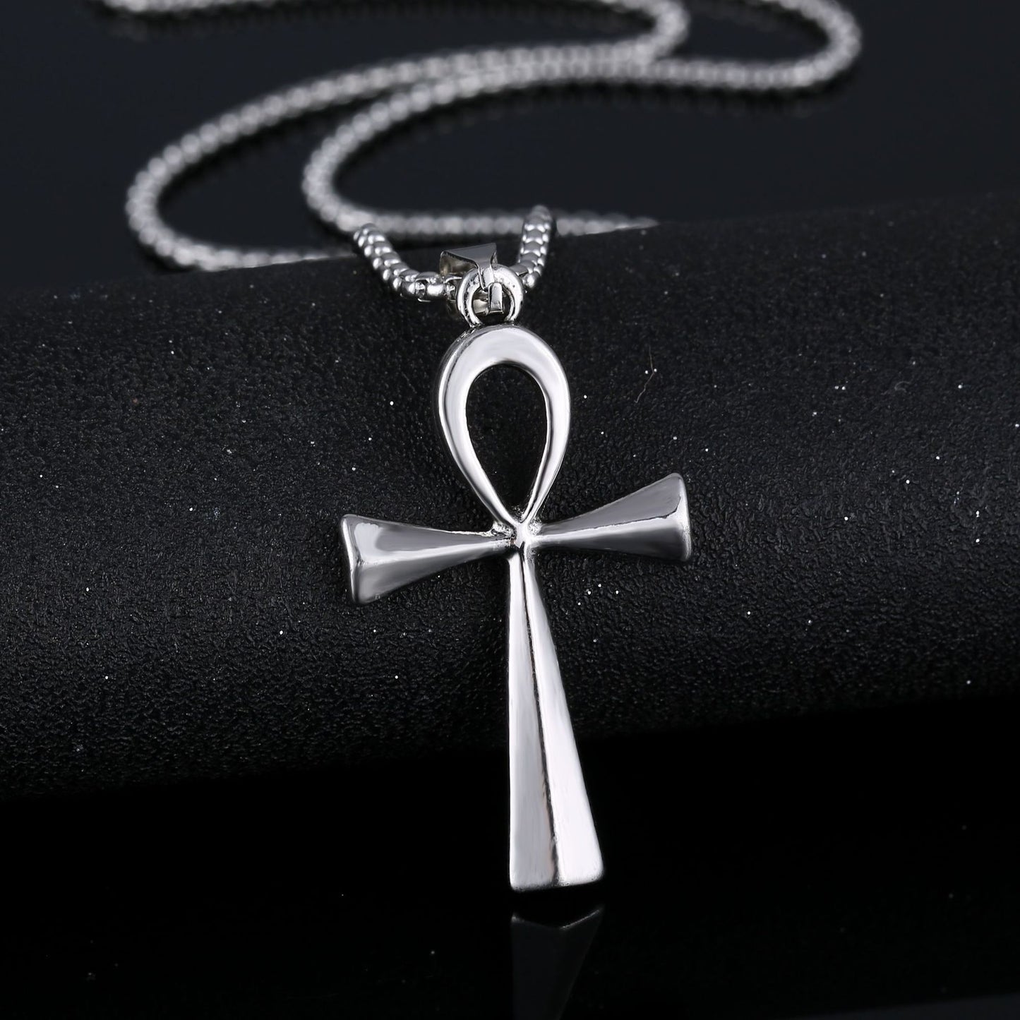 Men's Cross Sweater Chain Trendy Accessories Titanium Necklaces