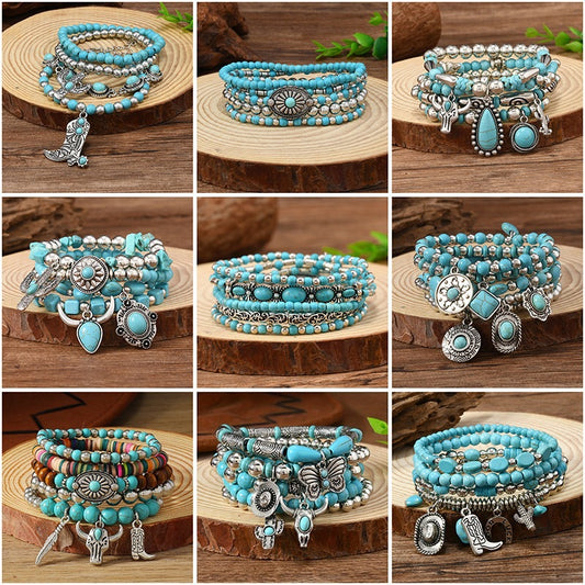 Natural Stone Crystal Personality Fashion Commuter Bracelets