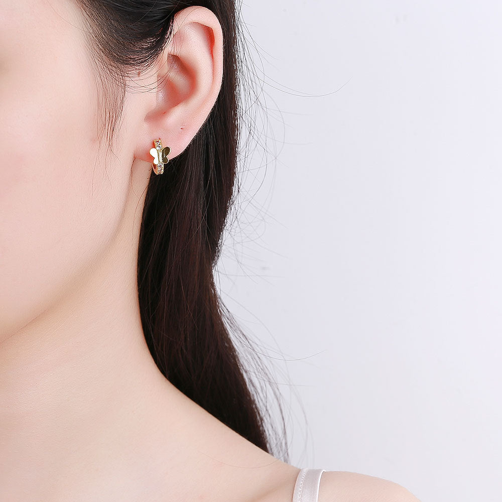 Boucles d'oreilles en strass de style luxe abordable de qualité supérieure