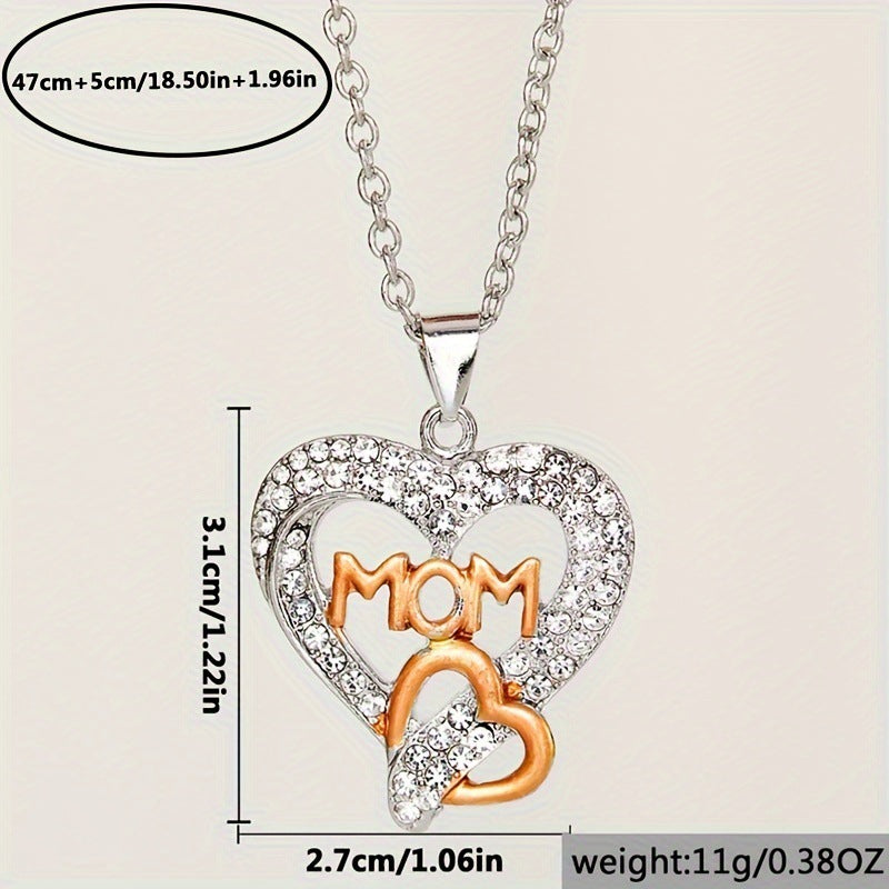 Bohemian Love Zircon Inlaid Letter Fashion Necklaces
