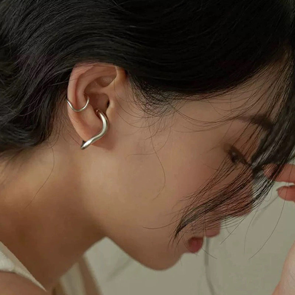Metal Female Without Pierced Minority Design Simple Ear Clip