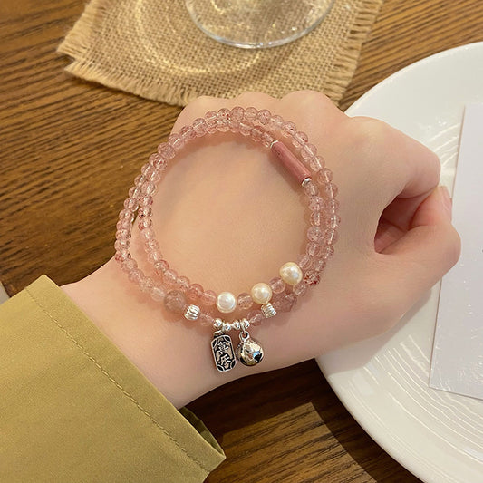 Fée douce mignon double cercle heureux bracelets