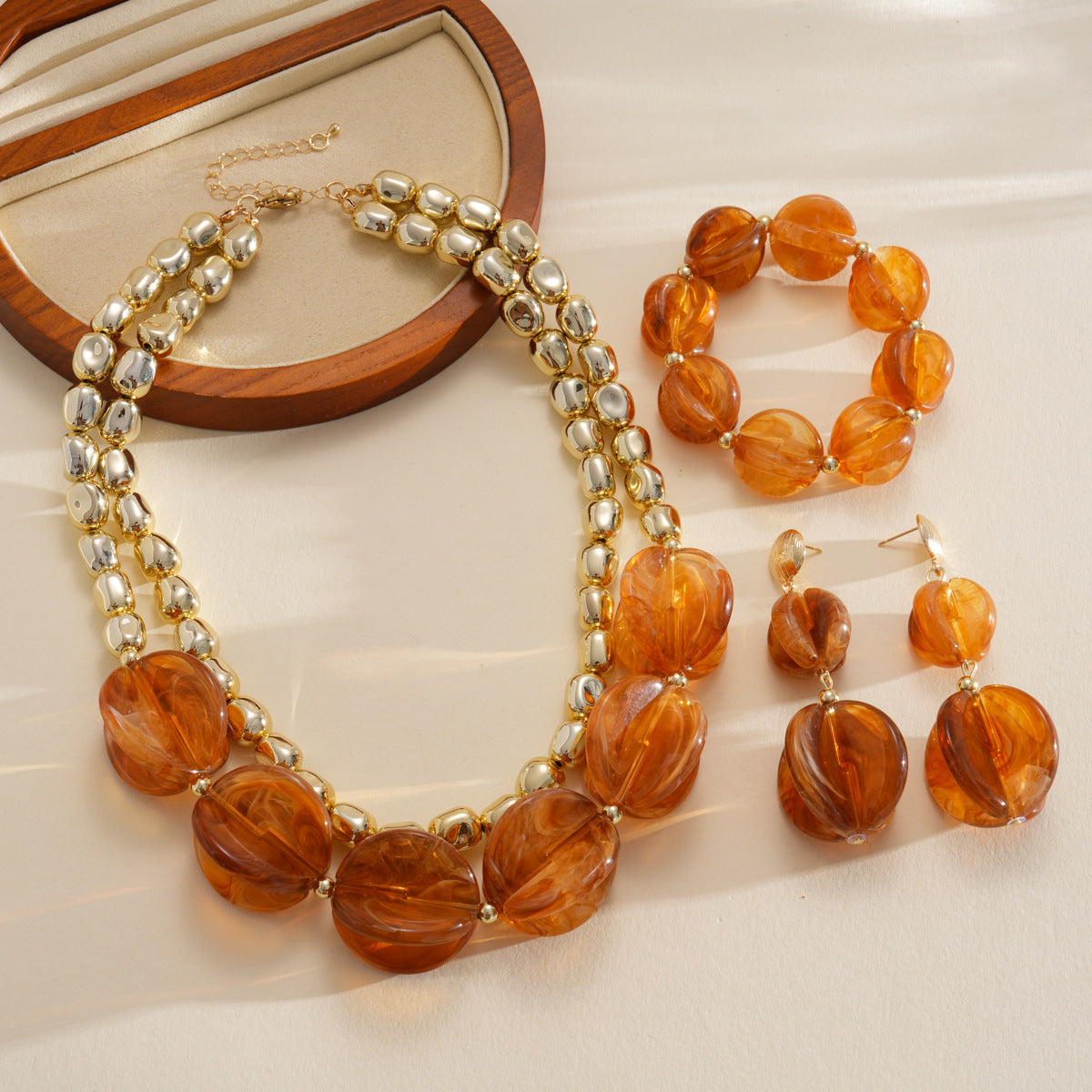 Women's Stitching Retro Personality Fashion Short Niche High Necklaces