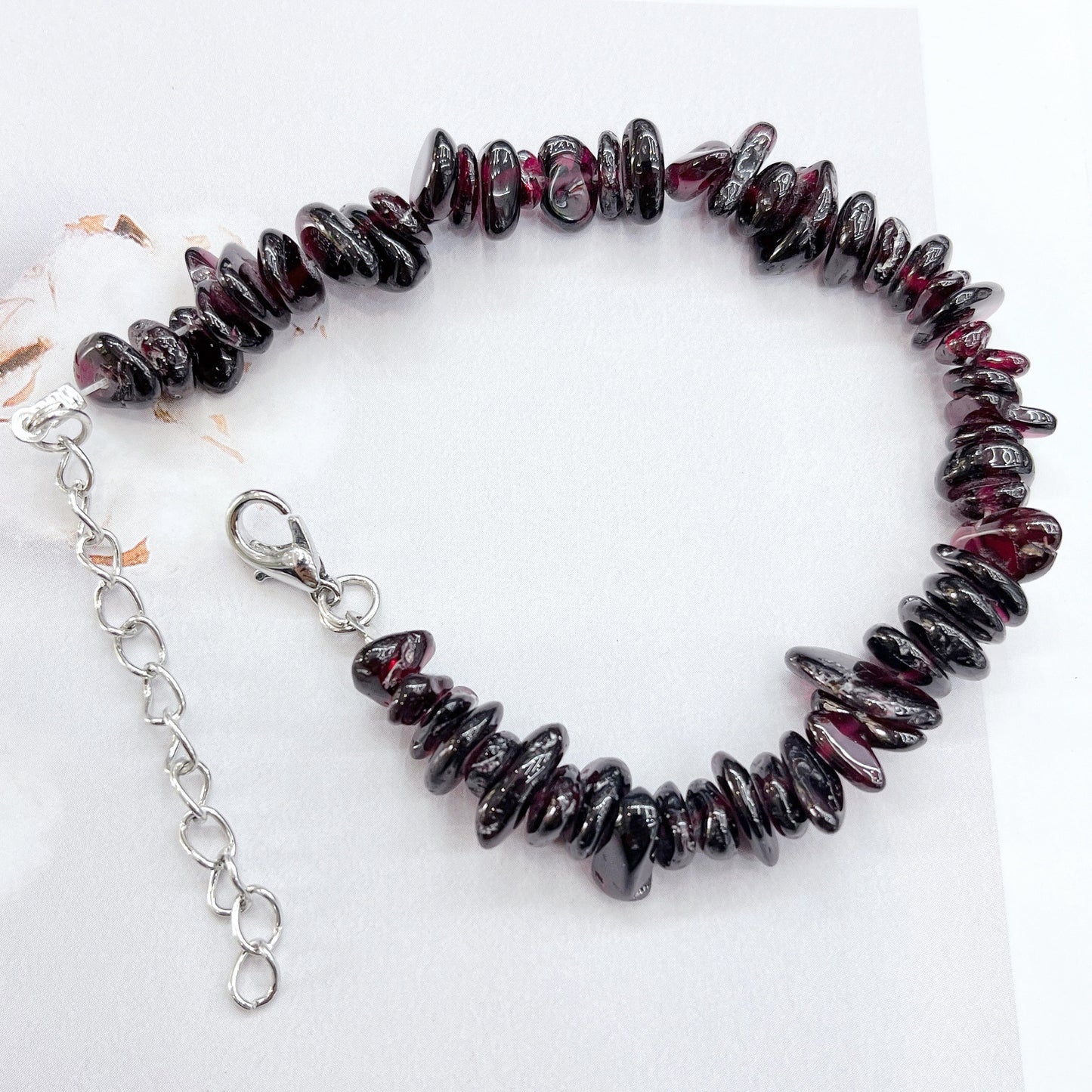 Natural Crystal Agate Gravel Stone Irregular Bracelets