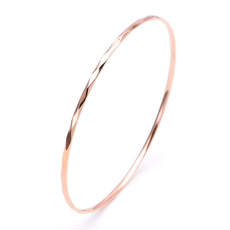 Design Diamond-shaped Simple Inner Diameter Live Bracelet