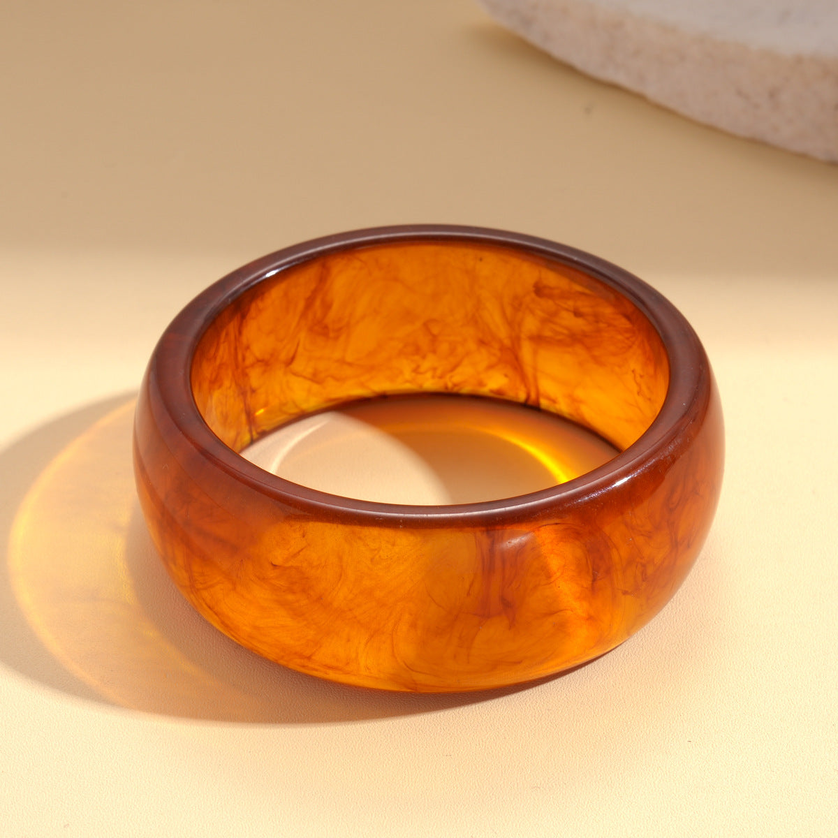 Women's Irregular Resin Minority Simple Retro Temperament Personality Fashion Design Unique Bracelets