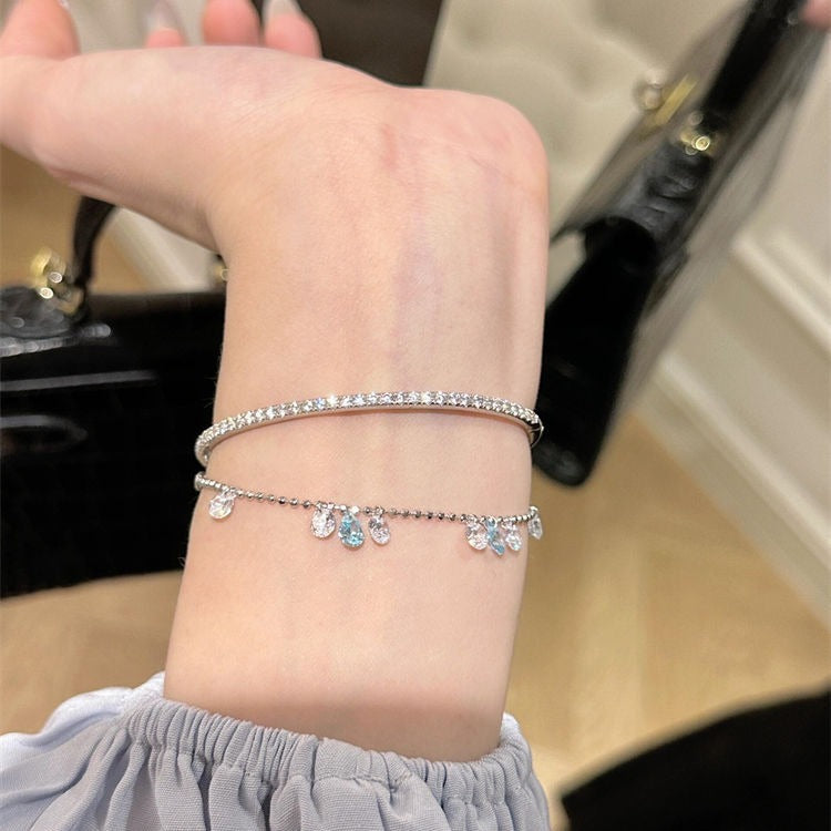 Women's Zircon Tassel For Light Luxury Minority Design High Sense Bracelet