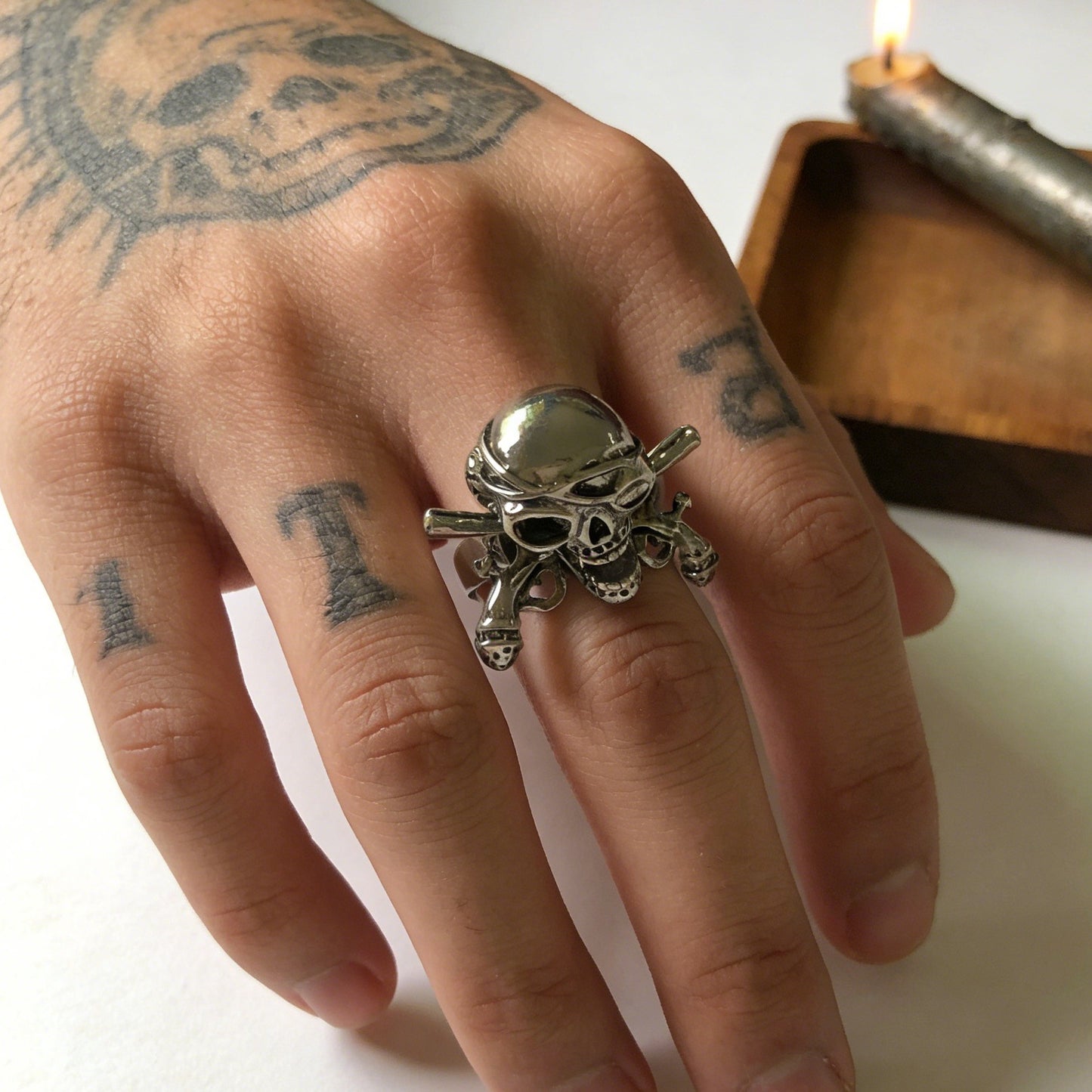 Men's & Women's Fashion Skull Dragon Retro Punk Single Rings