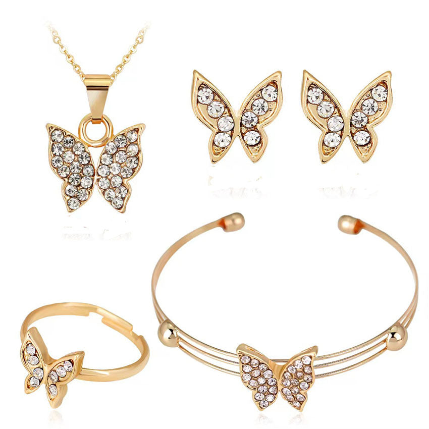 Classic New Innovative Unique Exquisite Butterfly Jewelry Set