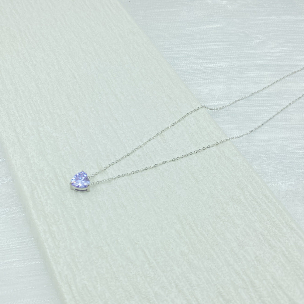Diamond Love Twee Constellations Titanium Steel Material Does Necklace