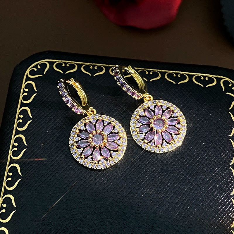 Design Round Clip Trendy Female Retro Affordable Luxury Ear Buckle