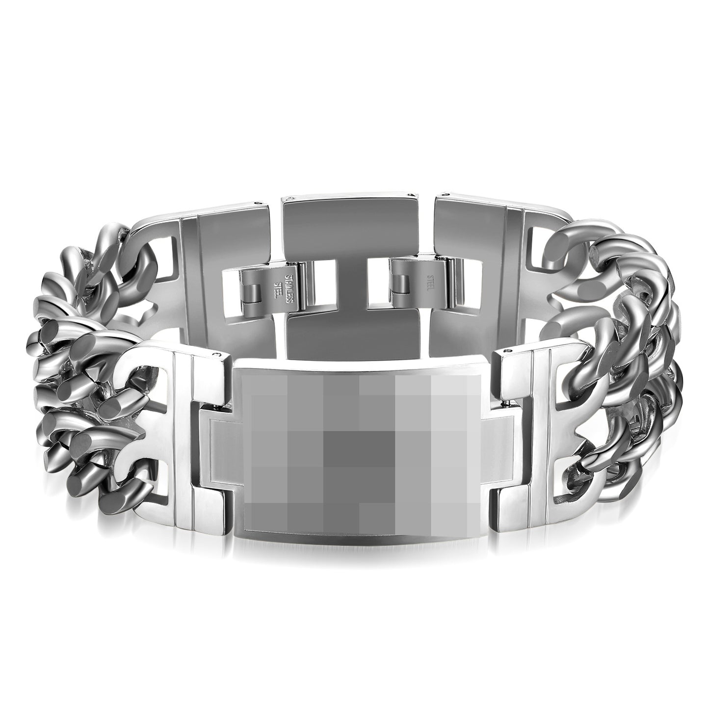 Men's Jewelry Classic Spanish Cross Titanium Steel Bracelets