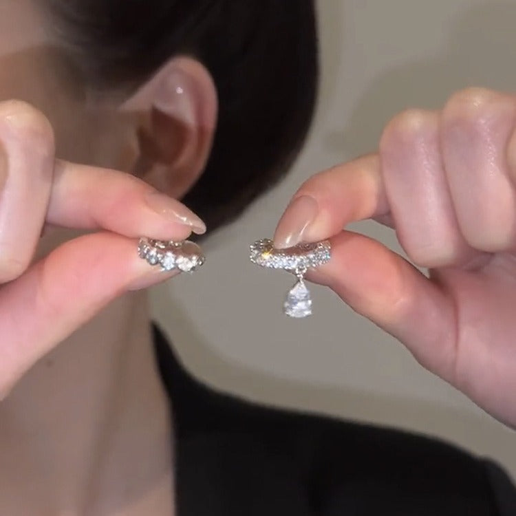 Women's Water Drop No Pierced Ears Can Wear Elegant Cold Ear Clip
