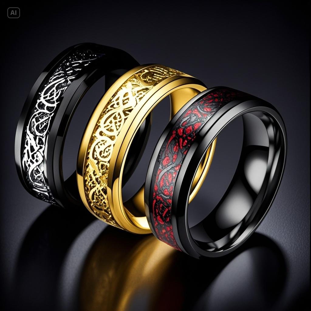 Men's Steel Cold Niche Female Trendy Minimalist Hip Ring
