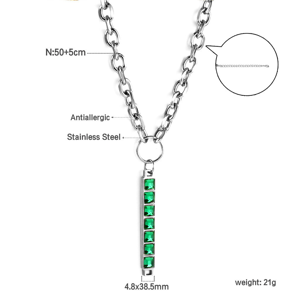French Entry Lux Elegant Clavicle Chain Necklace