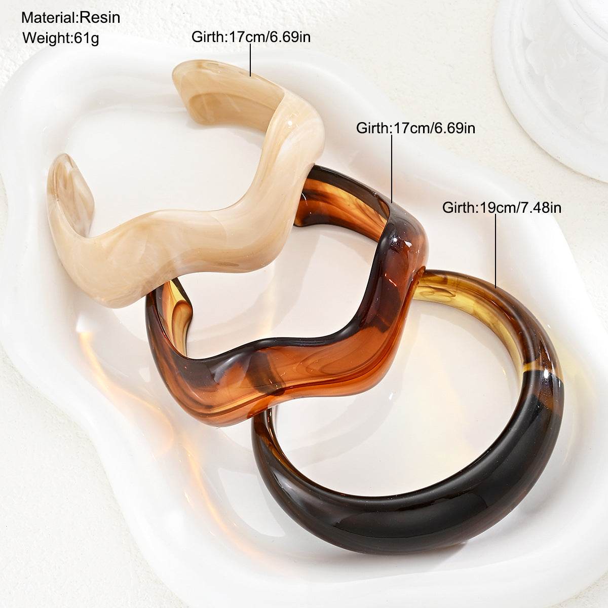 Open-ended Retro Hawksbill Color Streamline Design Light Luxury Bracelet