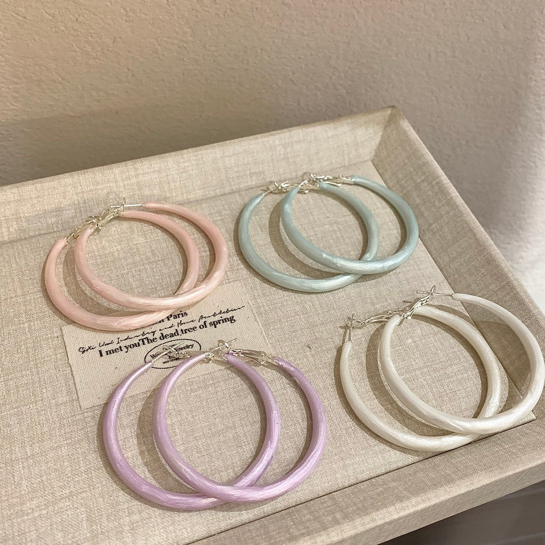 Ear Korean Simple Versatile Blooming Unique Beautiful Hot Stud Earrings