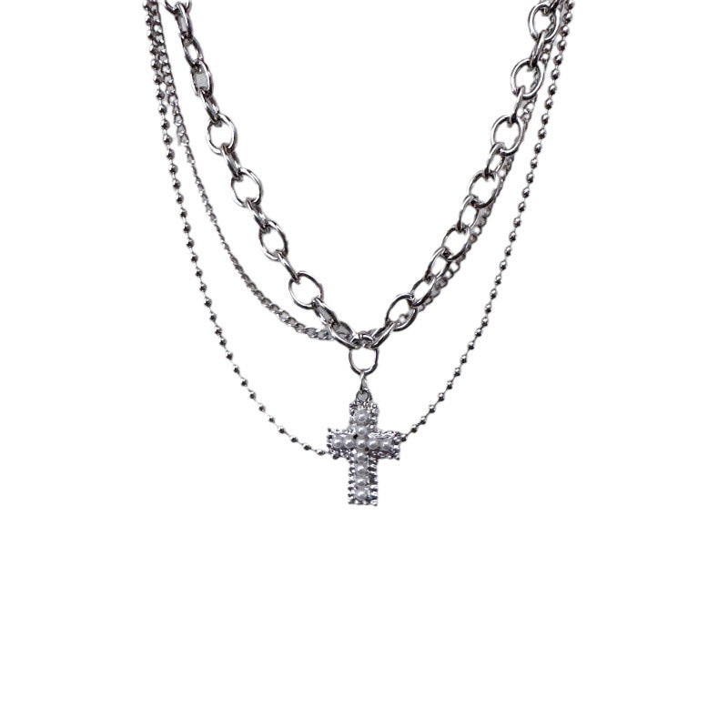 Cross Female Hot Niche Clavicle Chain Necklaces