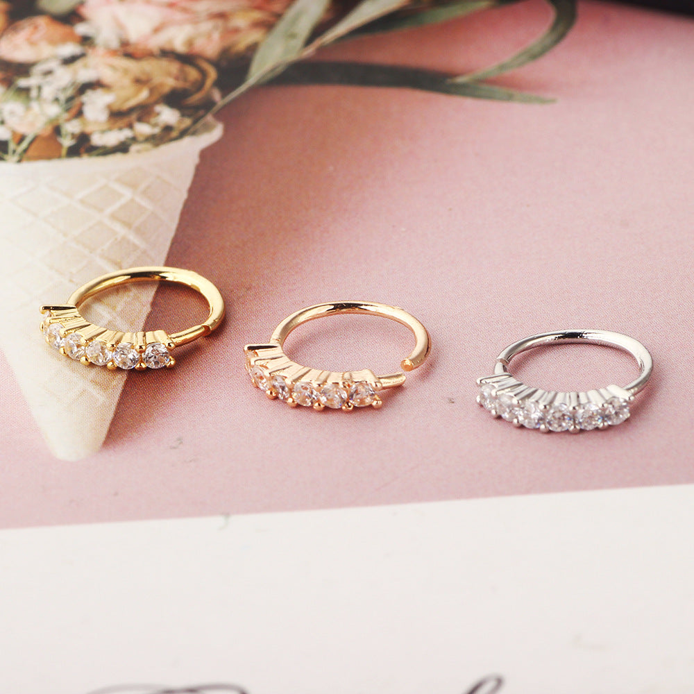 Simple Trinkets Lip Clip Labret Nose Eyebrow Ear Bone Nail Rings