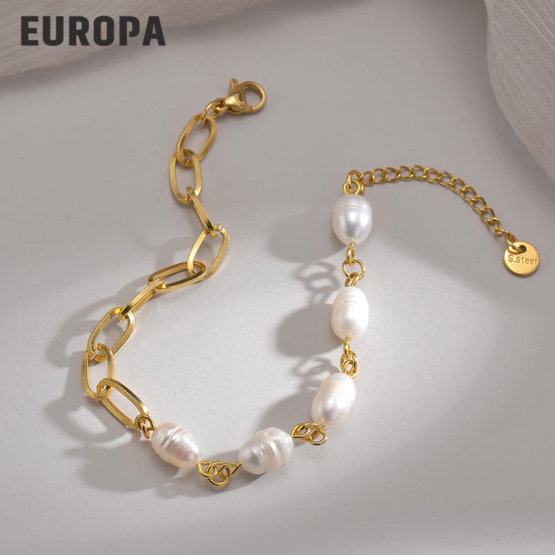 Women's Design Vacuum Gold-plated For Elegant Graceful Bracelets