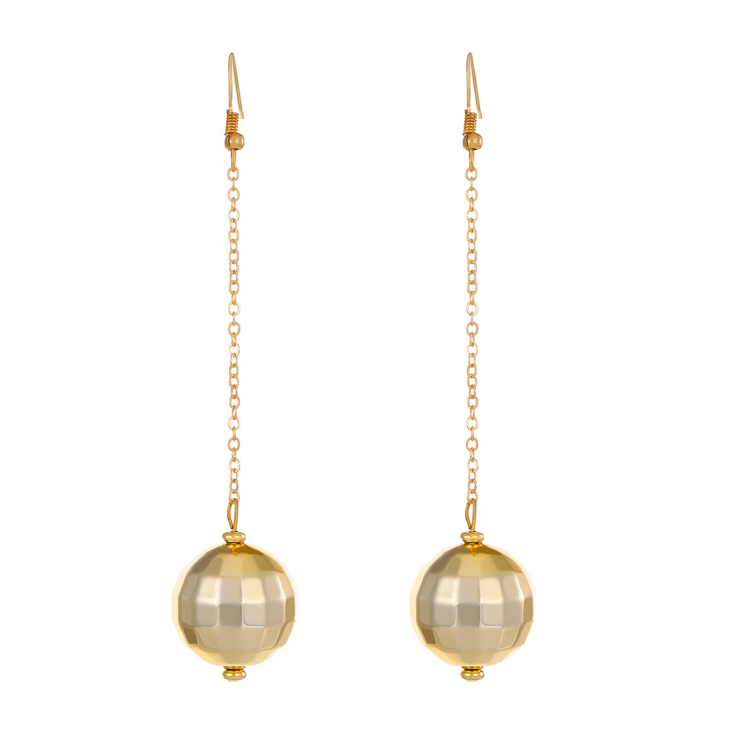 Women's Stylish Round Retro Simple Disco Electroplated Jewelry Set