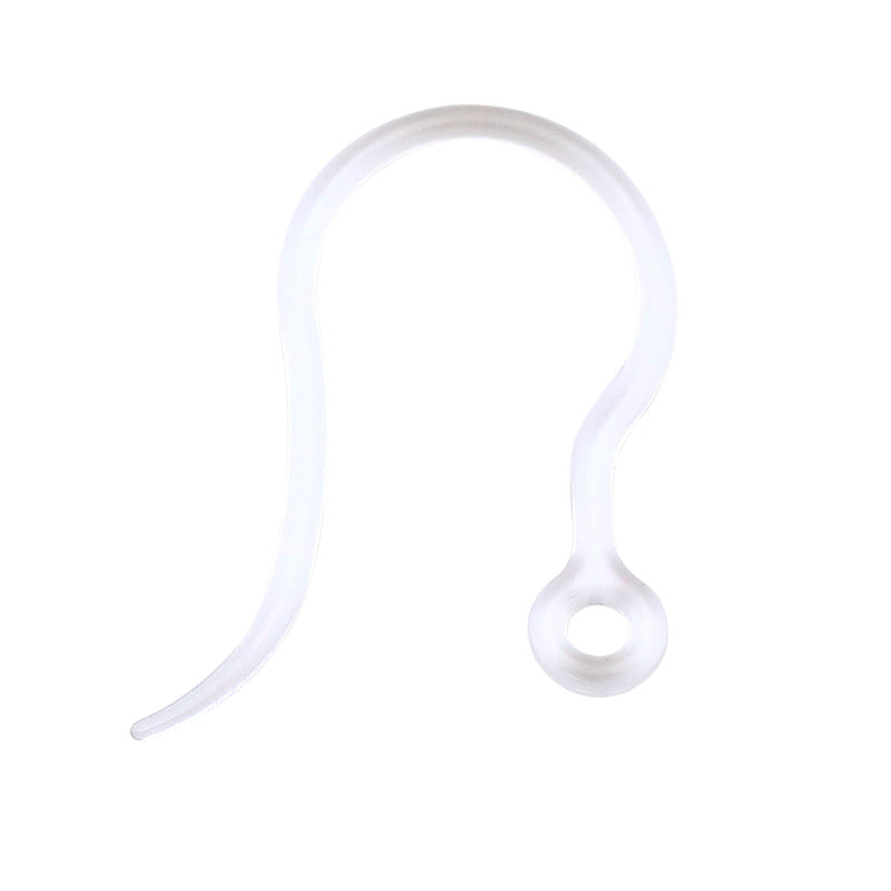 Invisible See Through Resin Hook Plastic Ear Clip