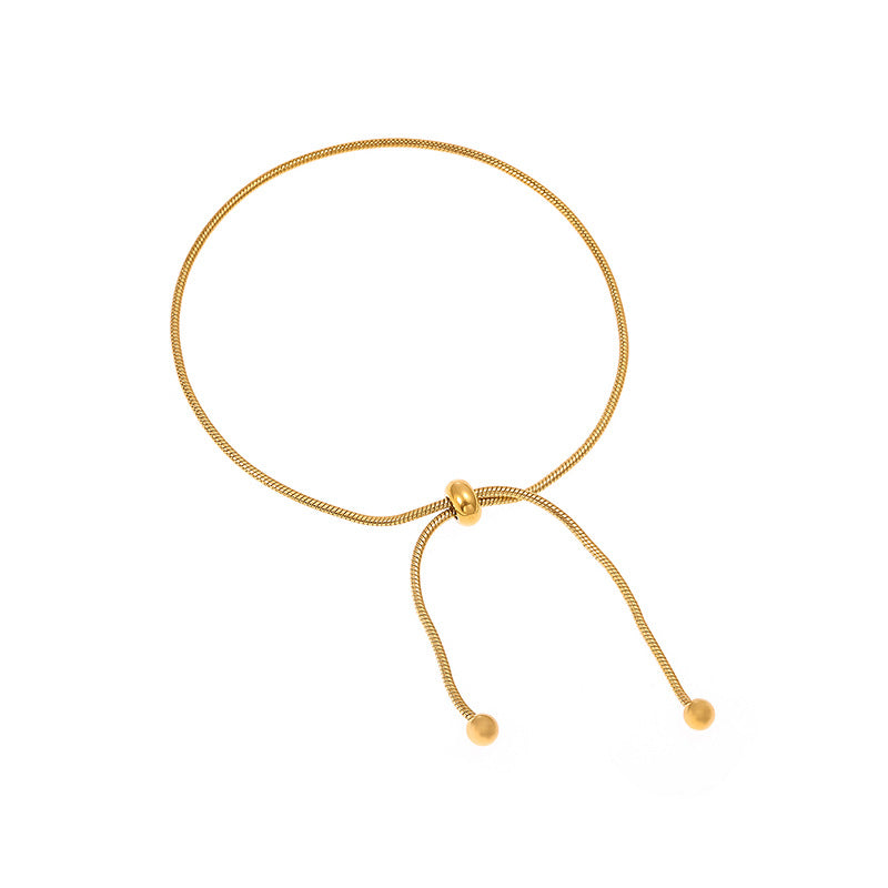 Women's Adjustable For Titanium Steel No Fading Summer Clavicle Chain Special Necklaces