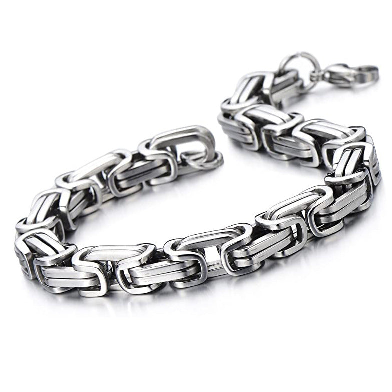 Men's Fashion Ornament Casual Stainless Steel Personality Retro Bracelets