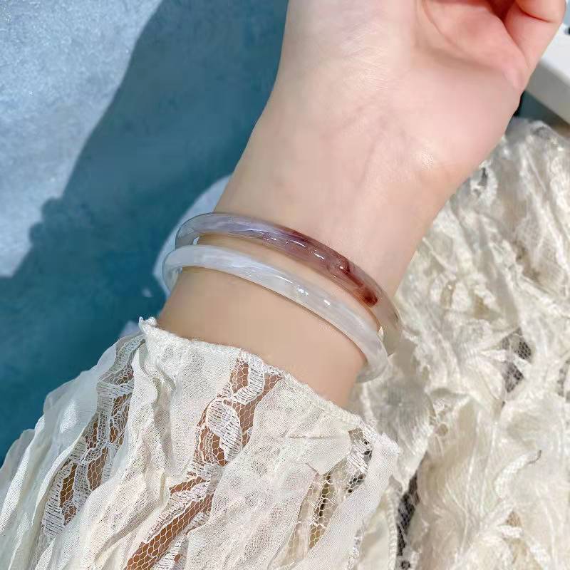 Step Jingle Imitation Jade Antique Traditional Han Clothing Bracelet