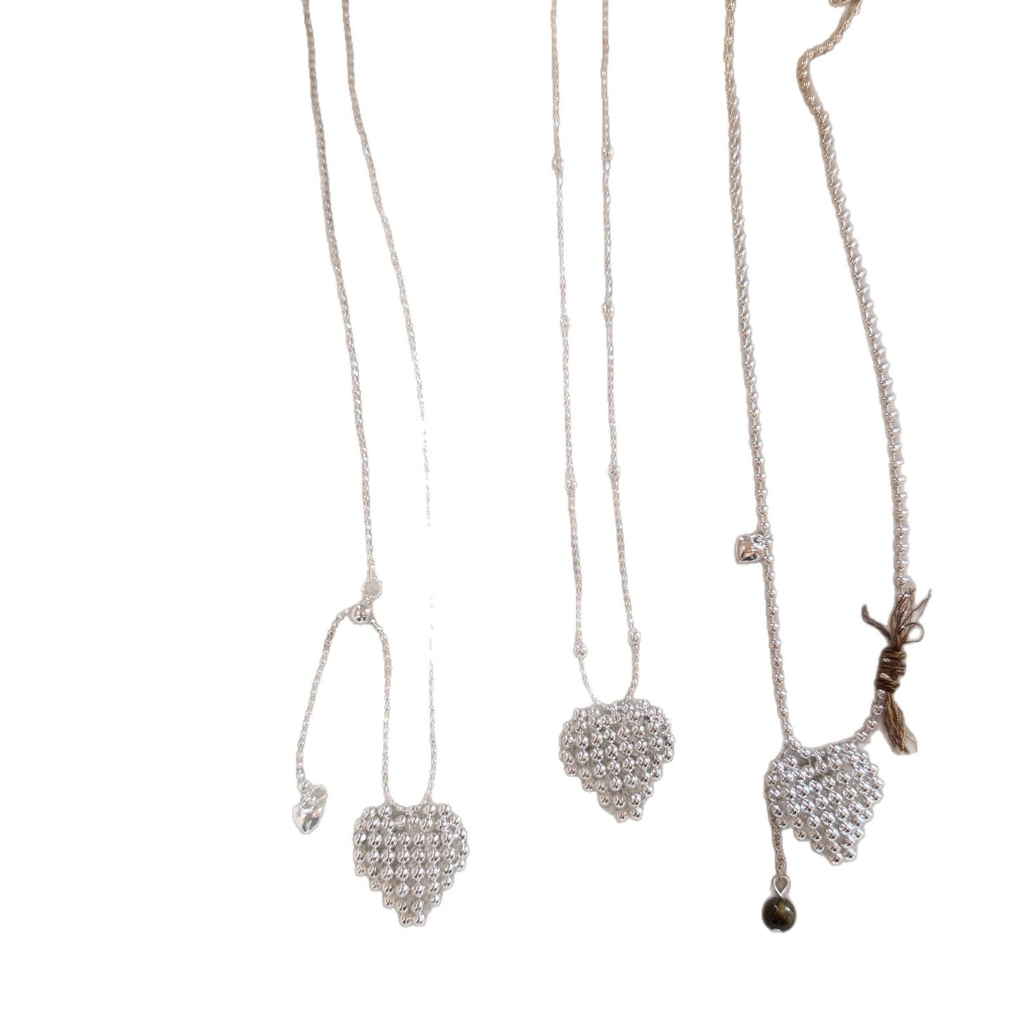 Style Metal Three-dimensional Love High Sense Necklace