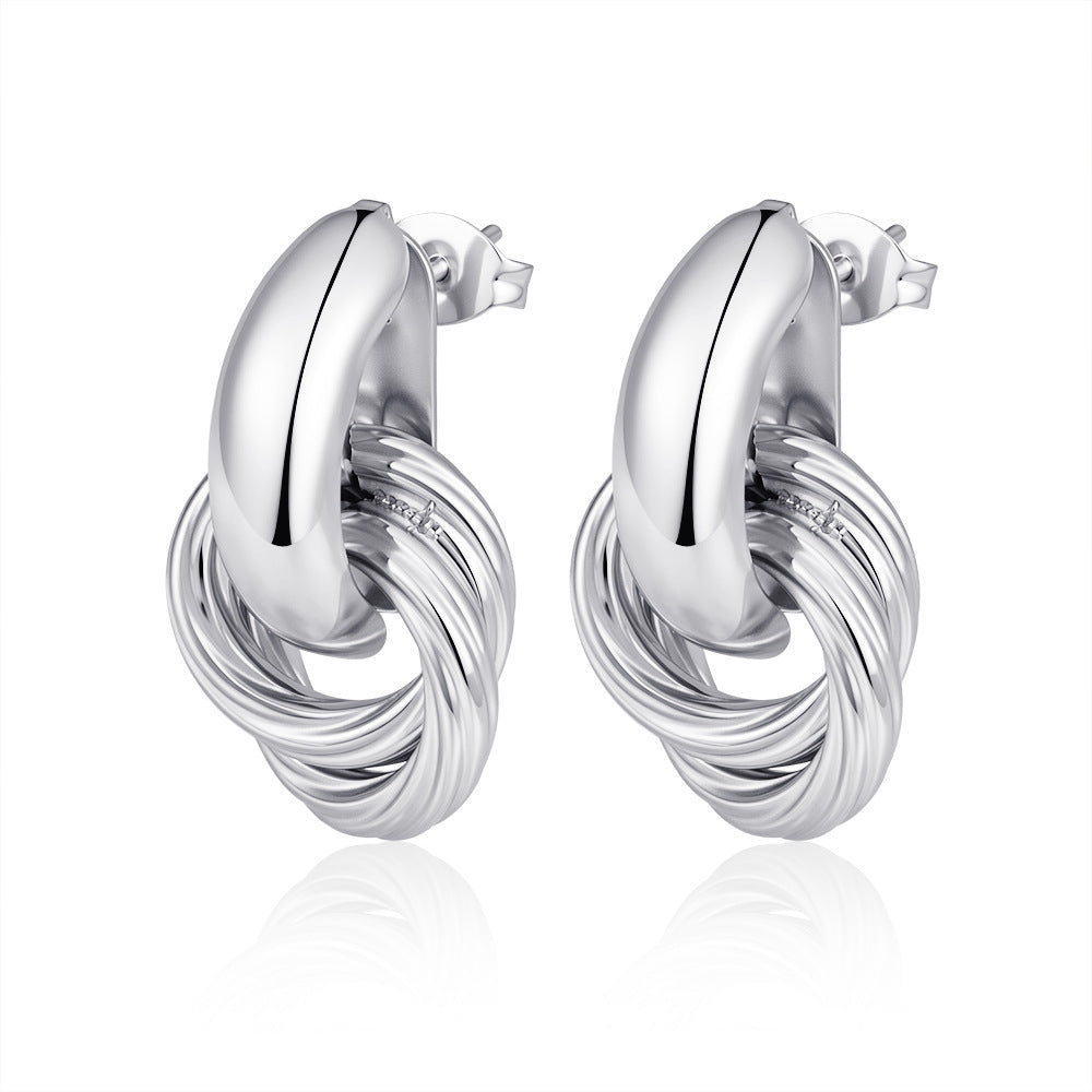 Women's Fashion Trendy Light Luxury Stainless Steel Rings