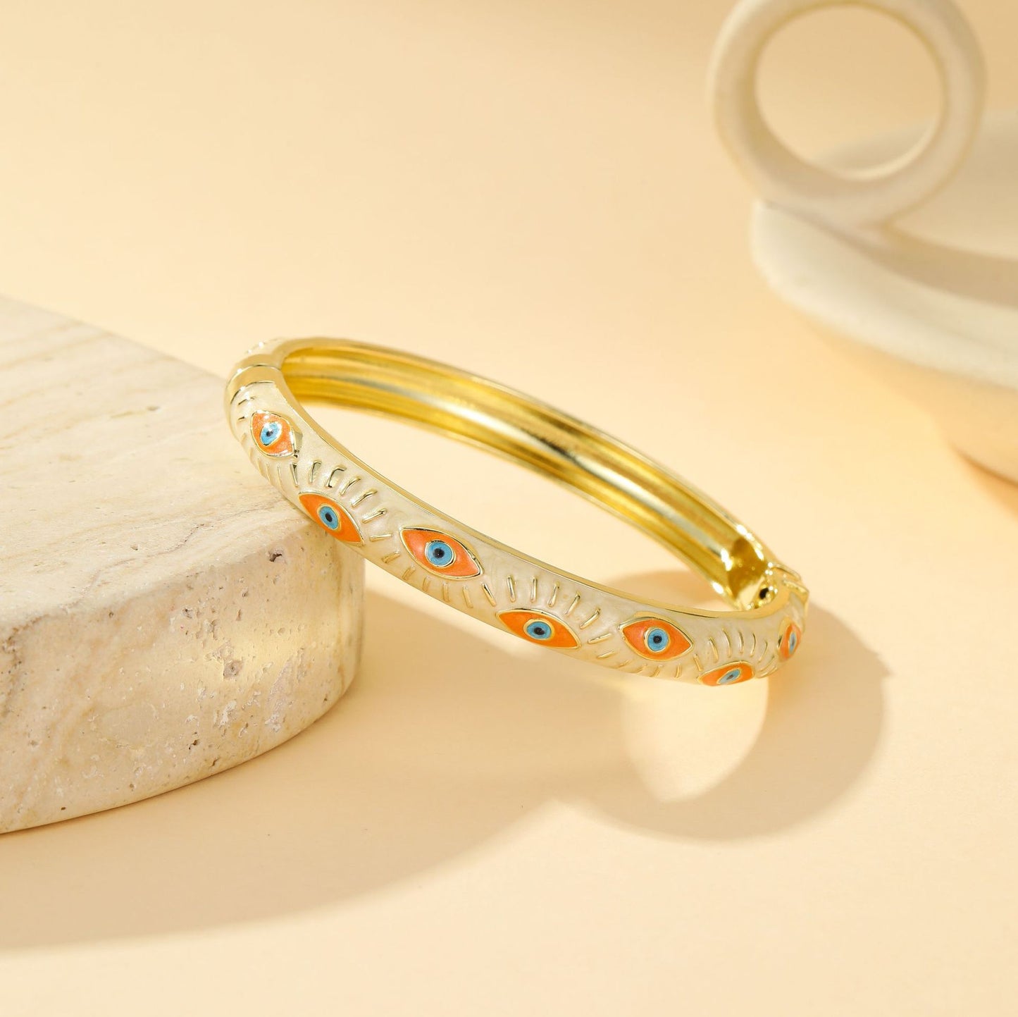 Women's Metal Enamel Vintage Elegant Personalized Bracelet