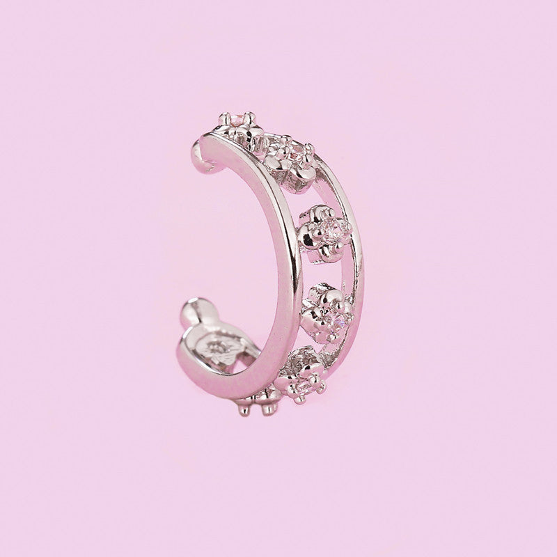No Pierced Female Elegant Personality Diamond Simple Ear Clip