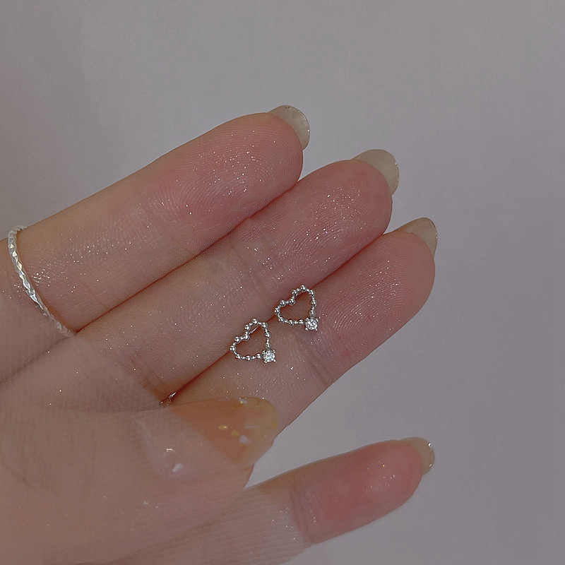 Round Beads Love Heart For Small Refined Rings