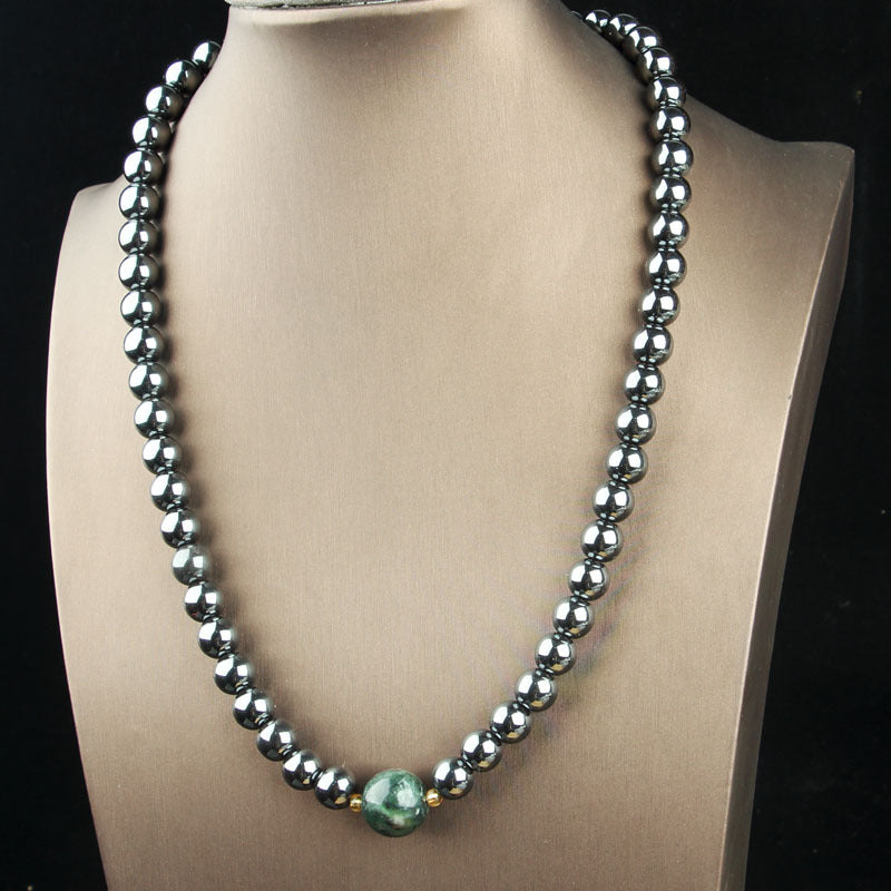 Versatile Glamorous Magnet Sweater Chain Hematite Bracelet