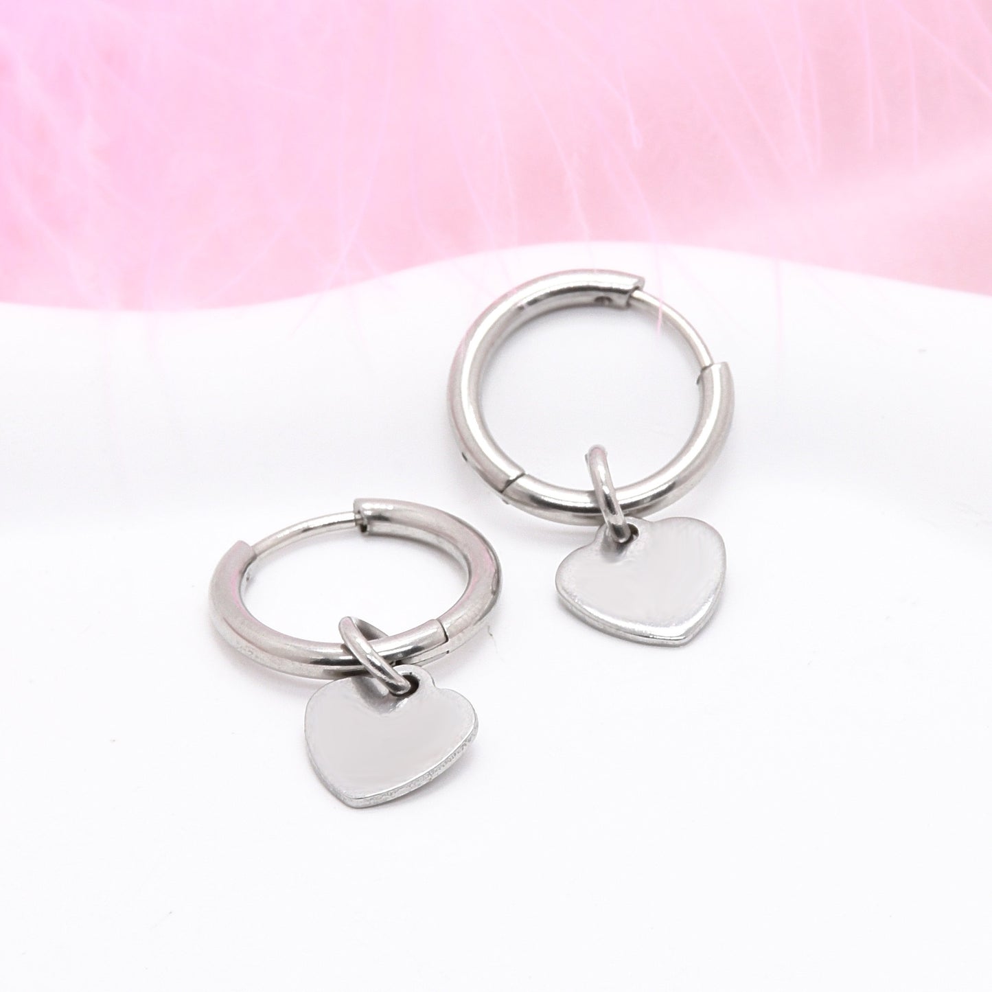 Men's Cross Punk Stainless Steel Trendy Art Born Earrings