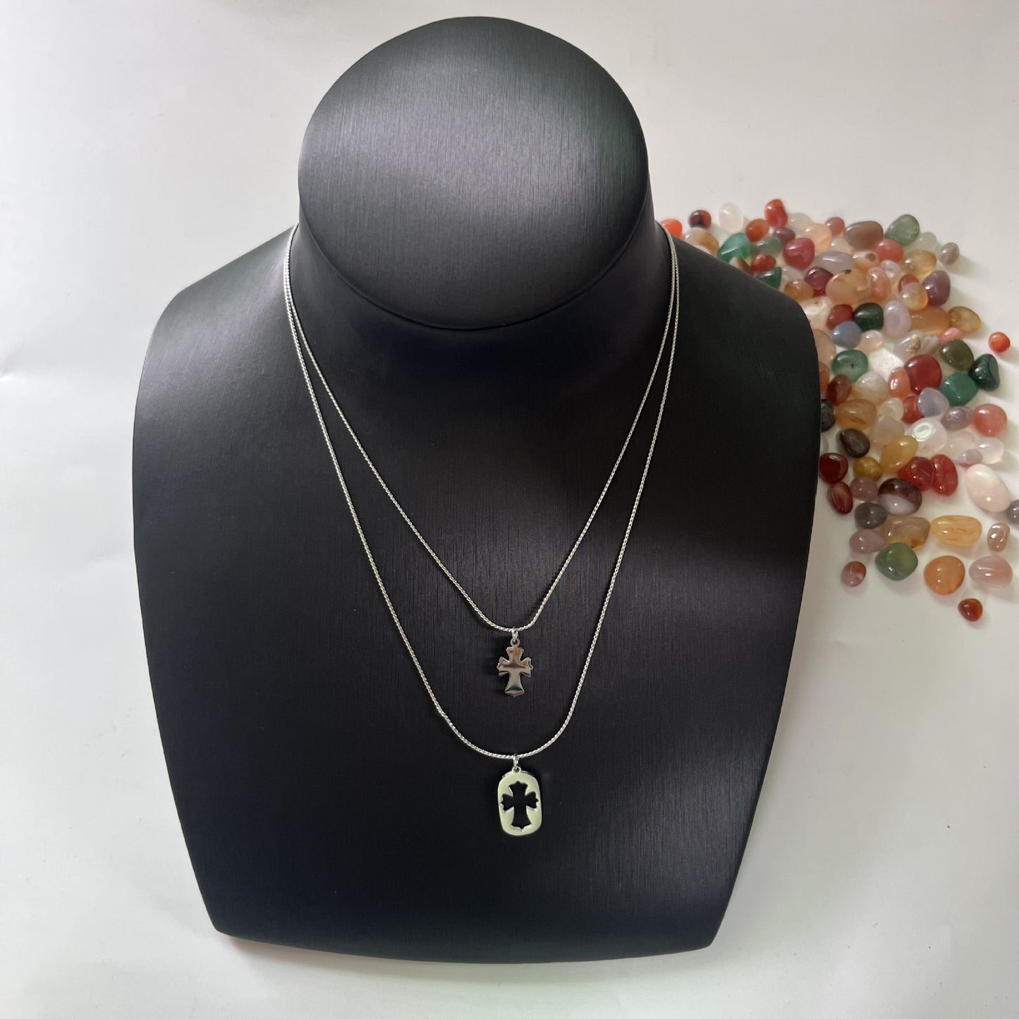 Women's Design Twin Clavicle Chain Tide Cool Personality Necklace
