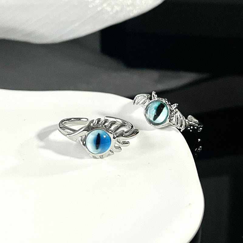 Cat Pupil Female Design Adjustable High-grade Personality Rings