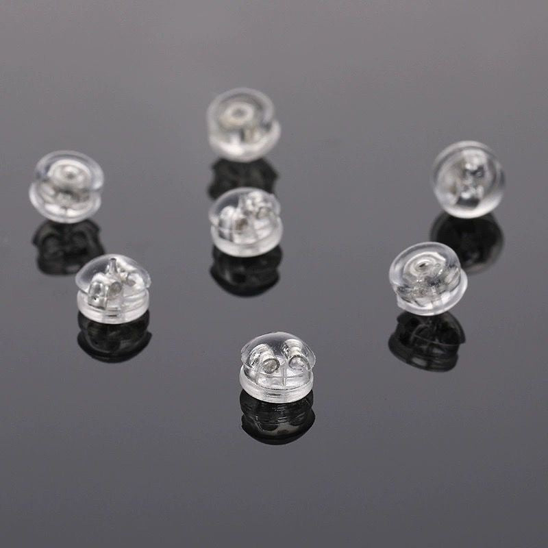 Plated Hamburger Transparent Earplugs Forcing Decorations Ear Buckle