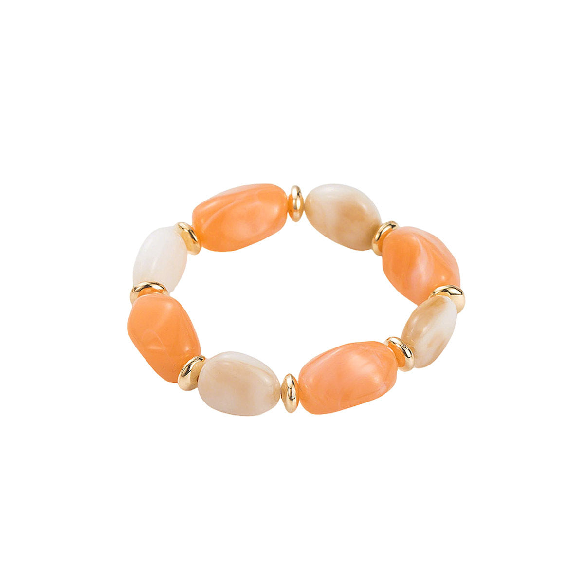 Fashion Exaggerated Geometry Irregular Resin Beaded Bracelet
