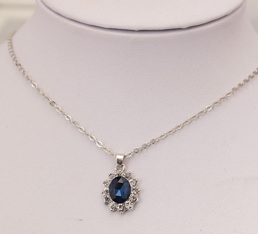 Fashion Suit Best-selling Sapphire Ear Gold Jewelry Set