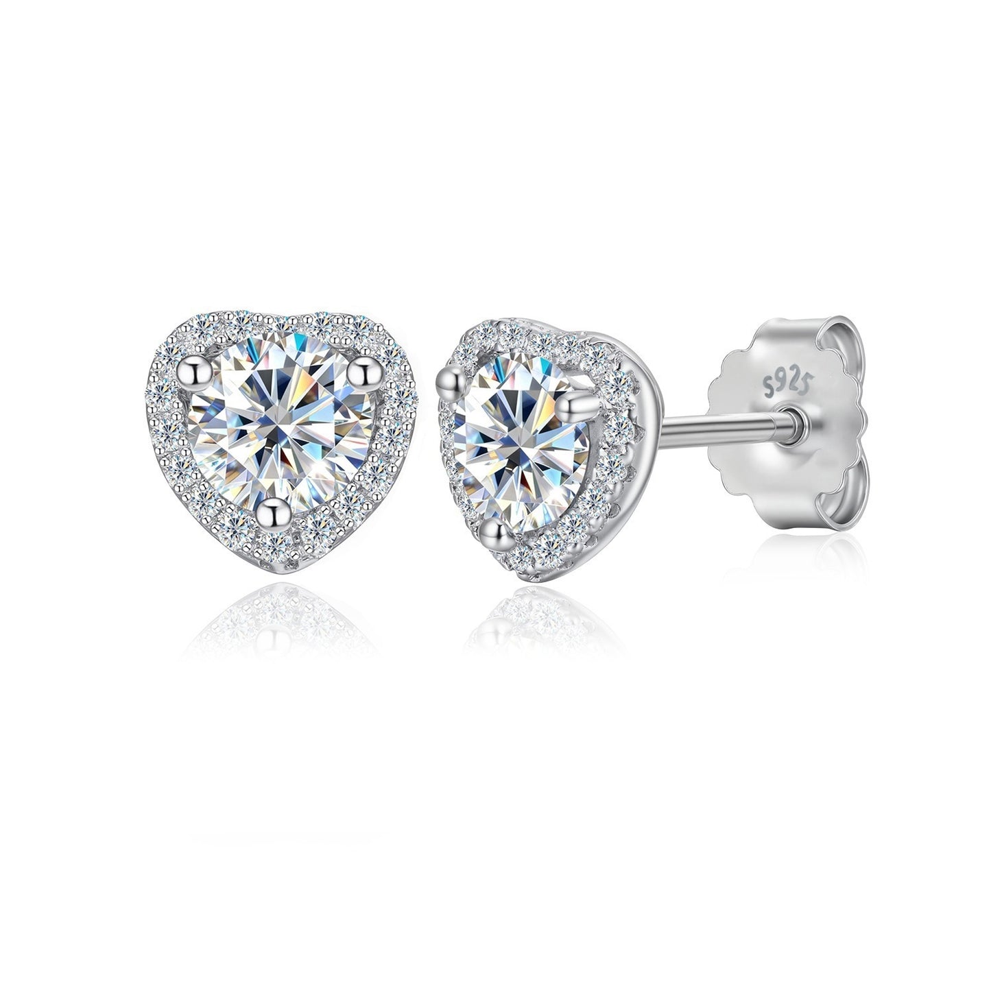 Men's Sier Ear Light Luxury High-grade Niche Female Stud Earrings