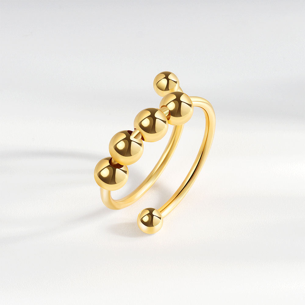 Women's & Men's Creative Stress Relief Geometric Beaded Rings