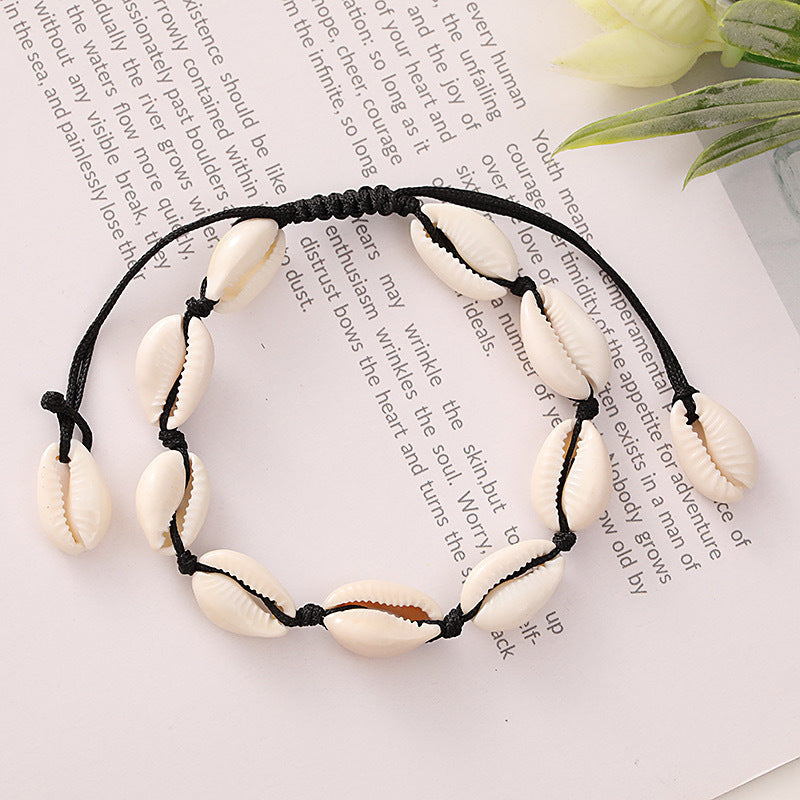 Seaside Style Beach Shell Ocean Woven Bracelets