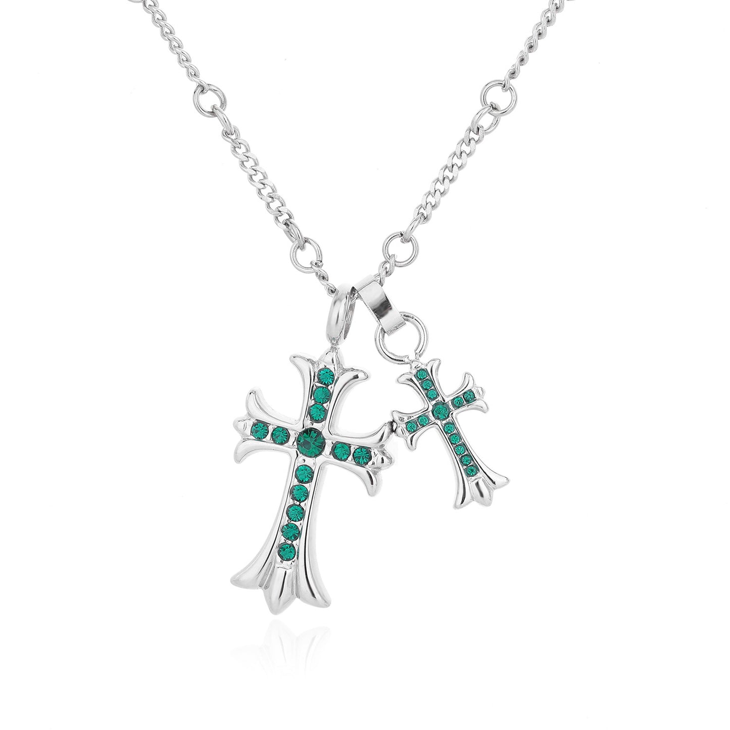 Women's & Men's High-grade Twin Sweater Chain Special Interest Necklace